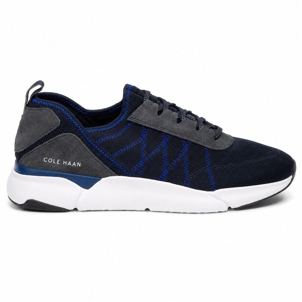 Cole Haan Grand Motion Woven Stitchlite Mens Size 12 Navy Blue Sneakers C27738